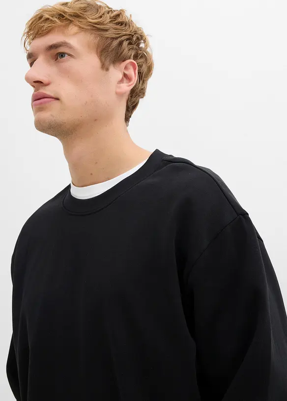 Felpa oversize in puro cotone biologico, bonprix