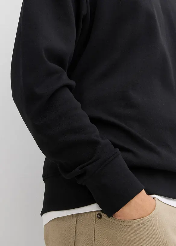 Felpa oversize in puro cotone biologico, bonprix