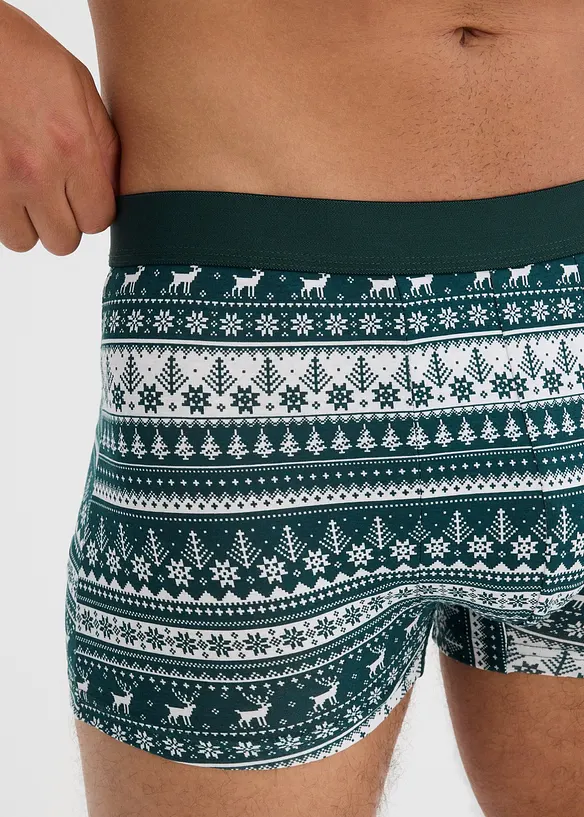 Boxer aderenti con cotone (pacco da 3), bonprix