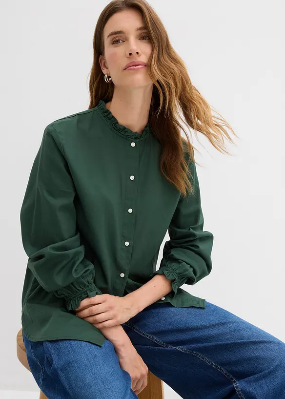 Blusa in puro cotone, bonprix