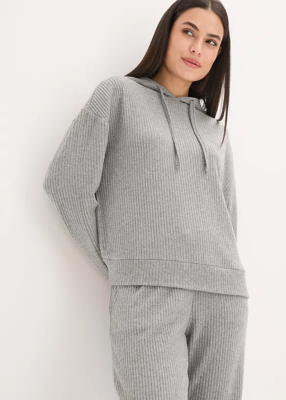 Tuta da casa oversize in morbida maglia a coste, bonprix