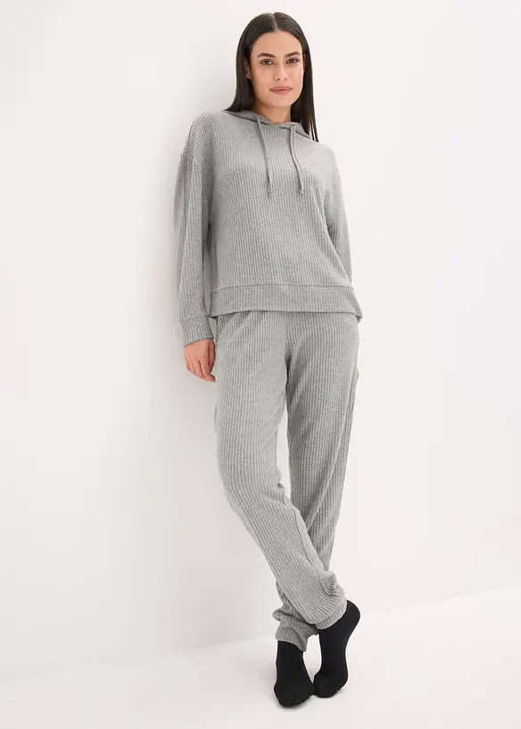 Tuta da casa oversize in morbida maglia a coste, bonprix