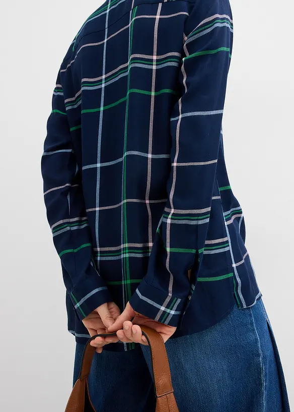 Camicia lunga in viscosa fluente, bonprix
