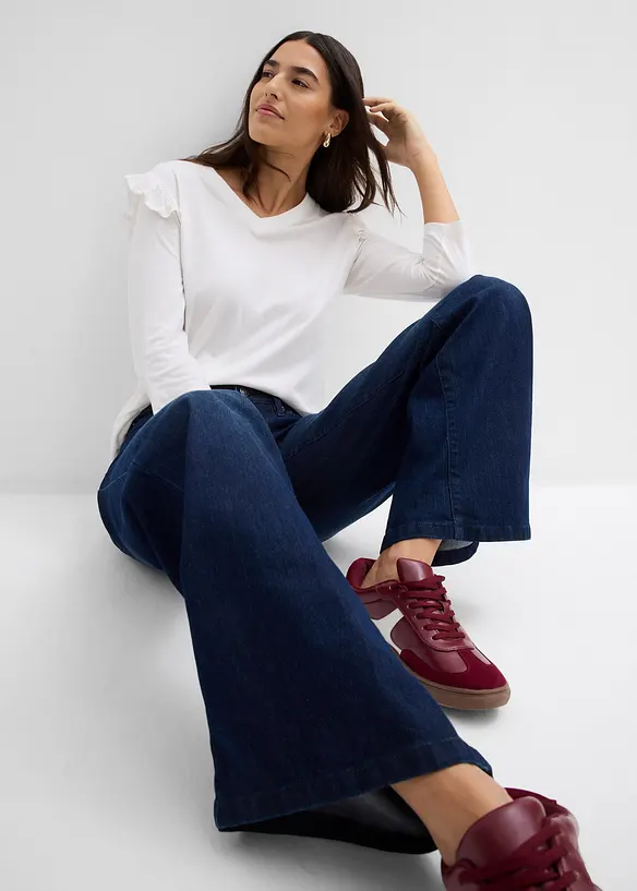 Maglia in jersey misto cotone, bonprix