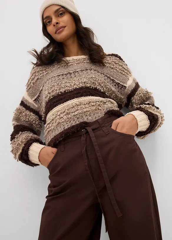 Pantaloni in twill di puro cotone, bonprix