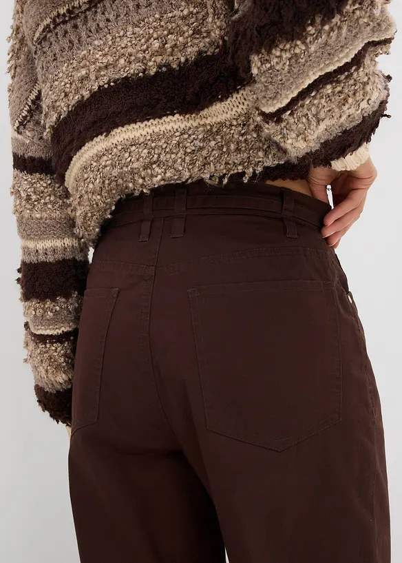 Pantaloni in twill di puro cotone, bonprix