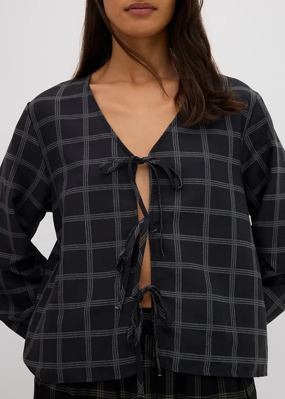 Blusa oversize in morbida viscosa, bonprix