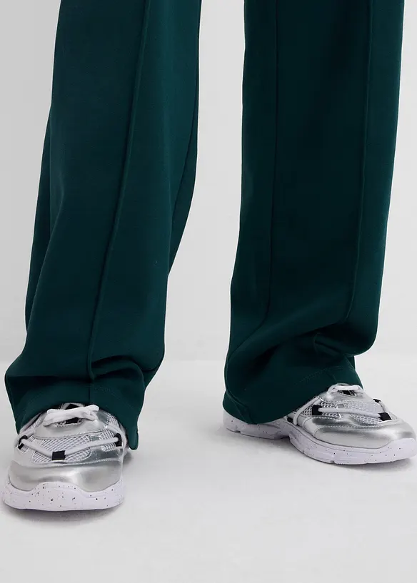 Pantaloni in felpa di puro cotone, bonprix
