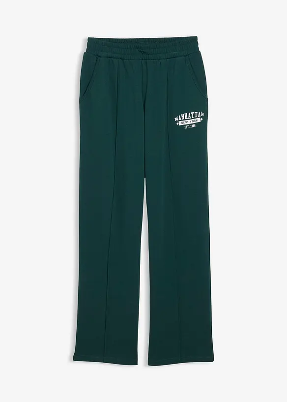 Pantaloni in felpa di puro cotone, bonprix