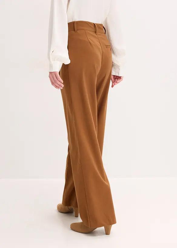 Pantaloni larghi in misto viscosa, bonprix