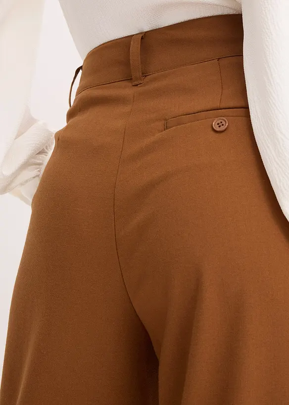 Pantaloni larghi in misto viscosa, bonprix