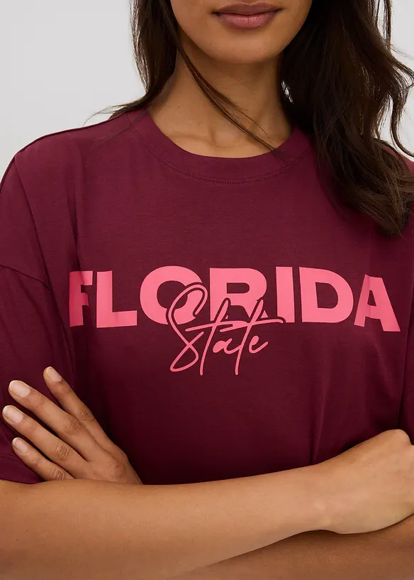 T-shirt oversize in puro cotone biologico, bonprix