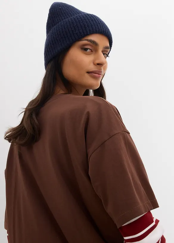 T-shirt oversize in puro cotone biologico, bonprix