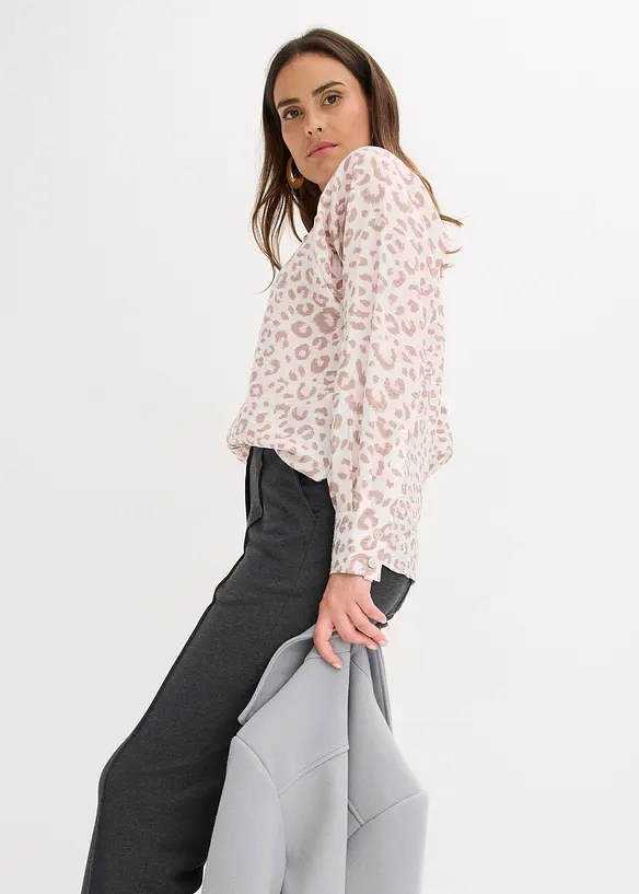 Camicetta in viscosa con maniche a pipistrello, bonprix