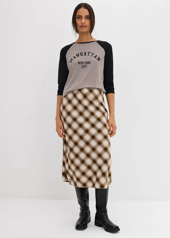 Maglia in jersey a maniche lunghe, bonprix