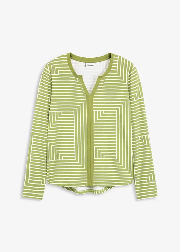 Maglia a maniche lunghe in viscosa, bonprix