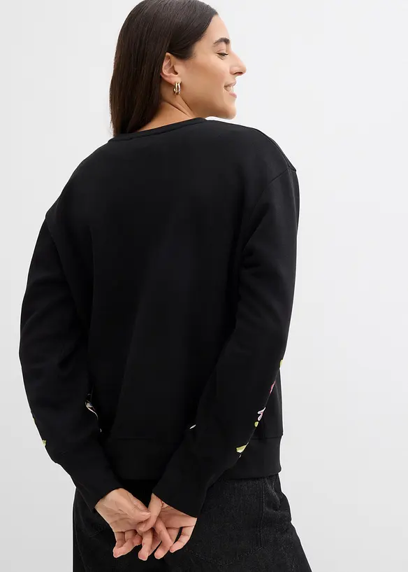 Felpa in misto cotone, bonprix