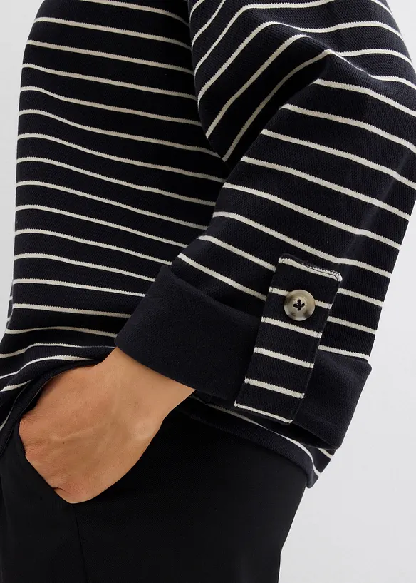 Felpa oversize in puro cotone, bonprix