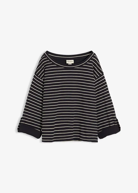 Felpa oversize in puro cotone, bonprix