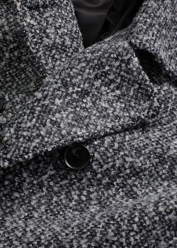 Cappotto corto in simil lana melange, bonprix