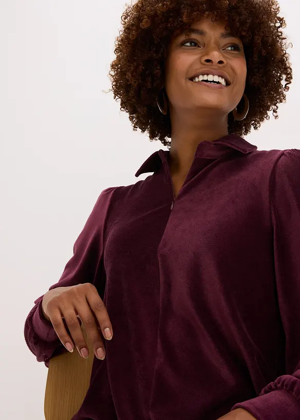 Abito corto in velluto, bonprix