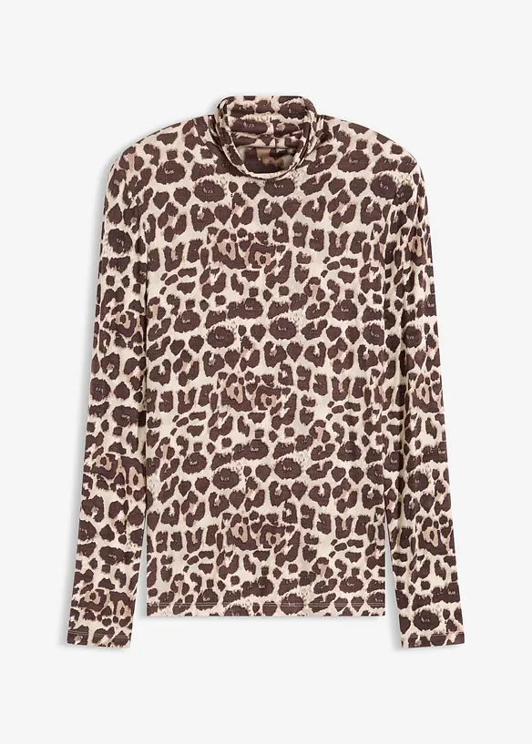 Maglia a maniche lunghe in misto viscosa morbido, bonprix