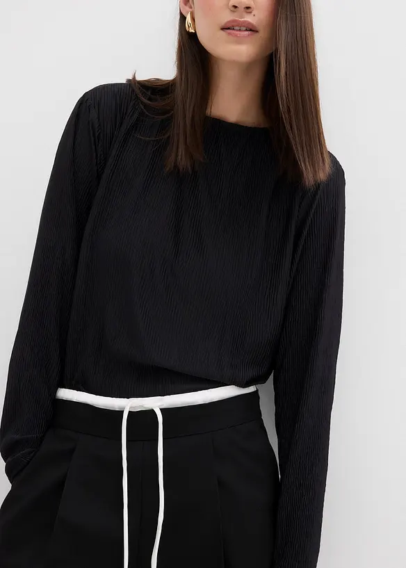 Pantaloni larghi in misto viscosa, bonprix