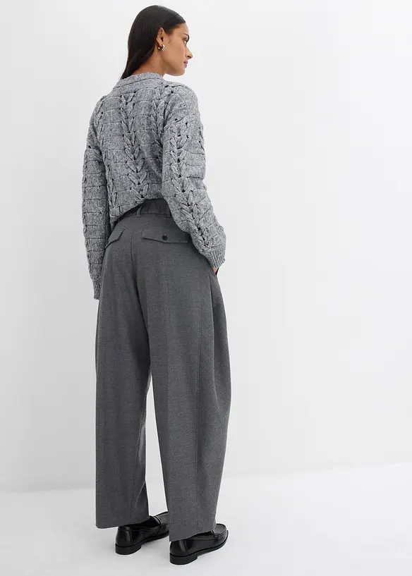 Pantaloni con cinta comoda in misto viscosa, bonprix