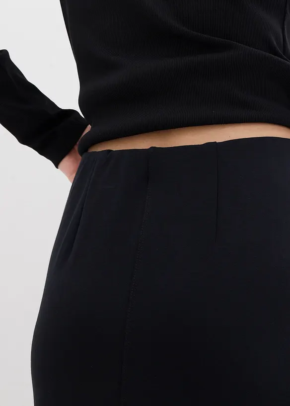 Gonna midi effetto neoprene, bonprix