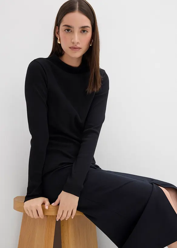 Maglia a maniche lunghe a coste, bonprix