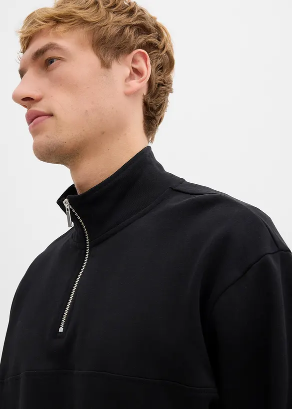 Felpa oversize in puro cotone biologico, bonprix