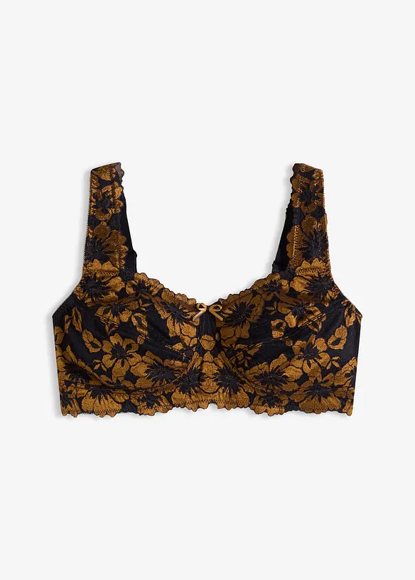 Reggiseno contenitivo senza ferretto con spalline imbottite, bonprix