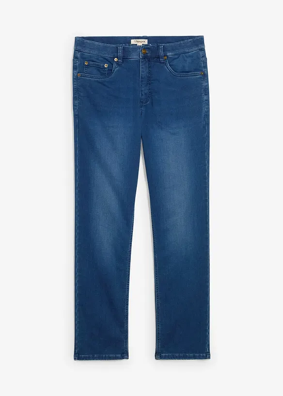 Joggers di jeans con girovita comodo, classic fit, bonprix
