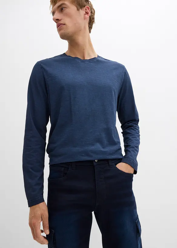 Jeans jogger cargo con girovita comodo regular fit, straight, bonprix