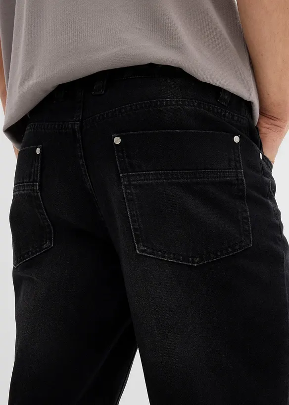Jeans in puro cotone con girovita comodo, regular fit, bonprix