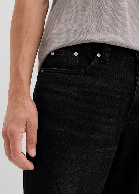 Jeans in puro cotone con girovita comodo, regular fit, bonprix