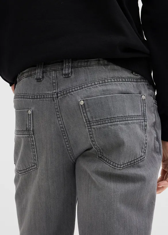 Jeans in puro cotone con girovita comodo, regular fit, bonprix