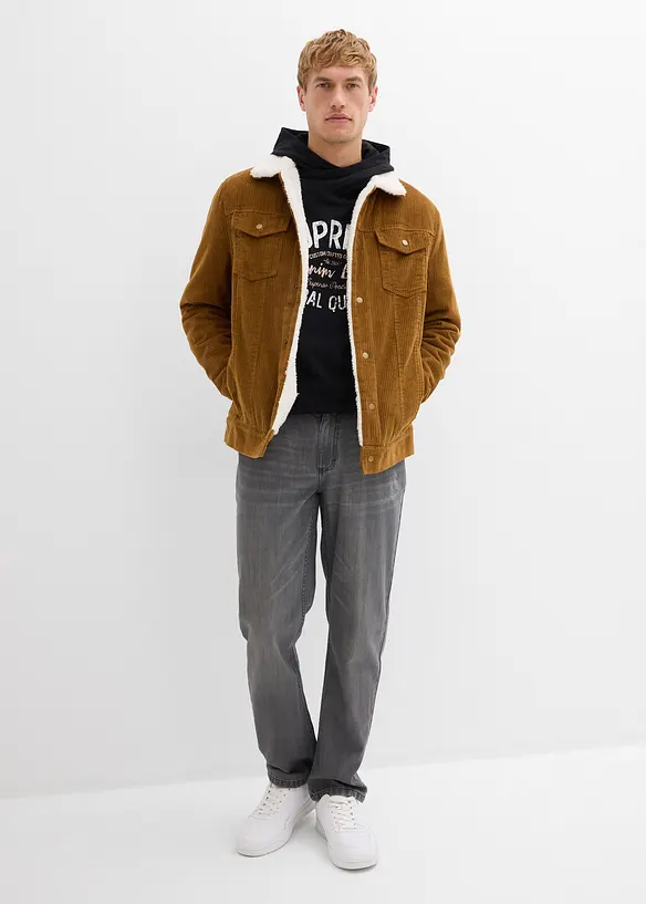 Jeans in puro cotone con girovita comodo, regular fit, bonprix
