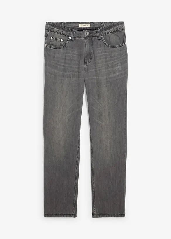 Jeans in puro cotone con girovita comodo, regular fit, bonprix