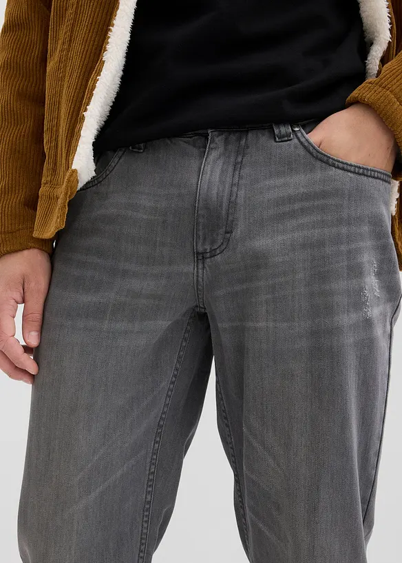 Jeans in puro cotone con girovita comodo, regular fit, bonprix