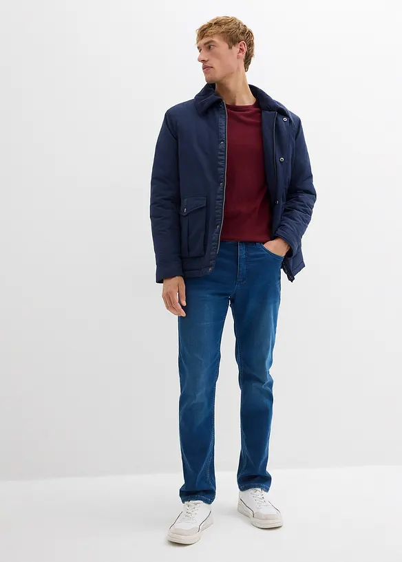 Joggers di jeans con girovita comodo, classic fit, bonprix