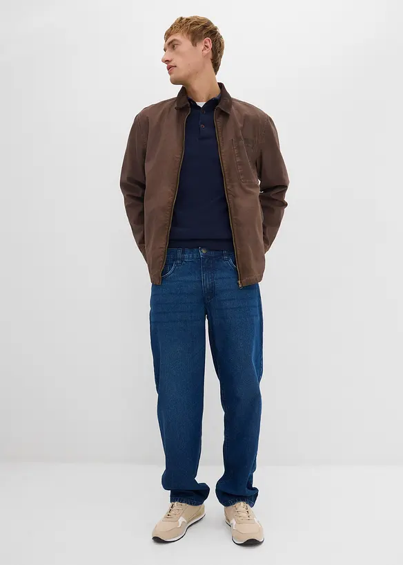 Maglione in filato fine con pregiata lana merino, slim fit, bonprix