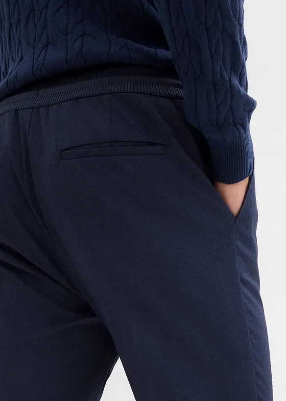 Pantaloni coordinabili con girovita in maglia, relaxed fit, bonprix