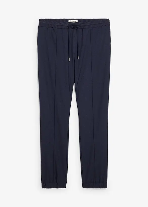 Pantaloni coordinabili con girovita in maglia, relaxed fit, bonprix