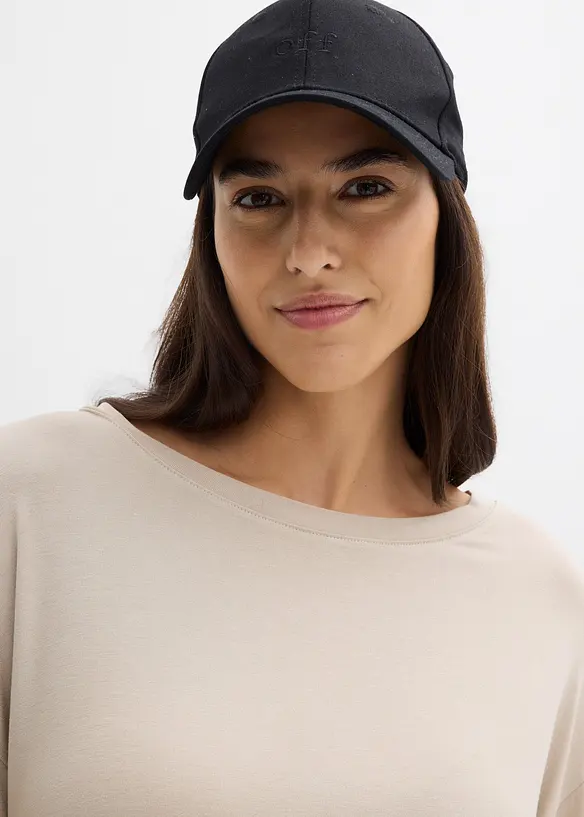 T-shirt oversize in fluido misto viscosa ed elastan, bonprix