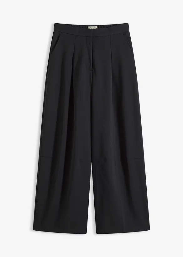 Pantaloni barrel in misto viscosa, bonprix
