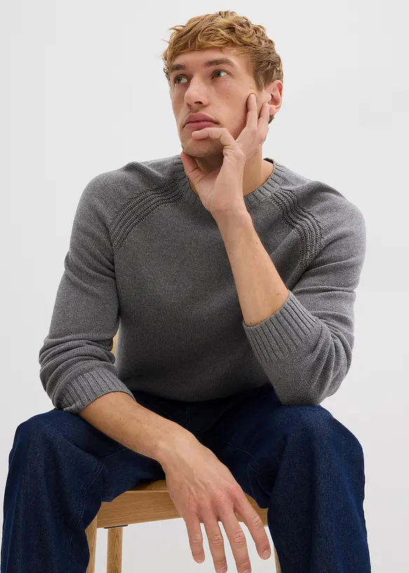 Maglione in filato fine, bonprix