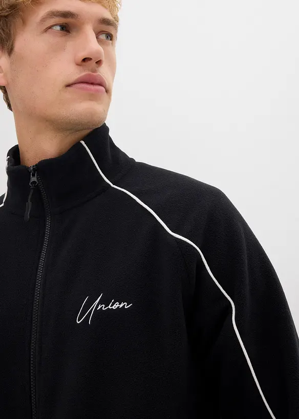 Giacca termica in pile con dettagli sportivi, bonprix