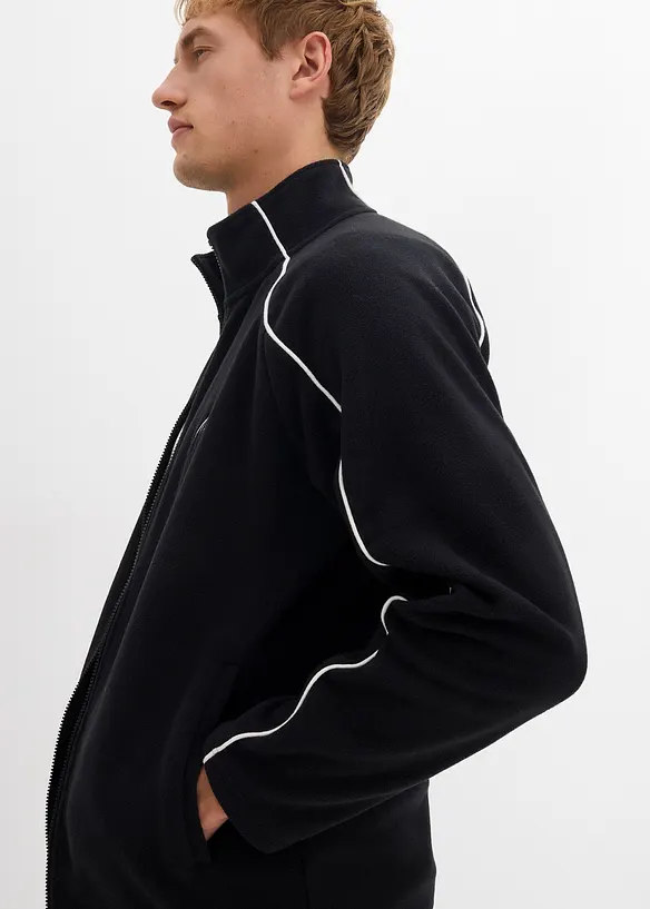 Giacca termica in pile con dettagli sportivi, bonprix