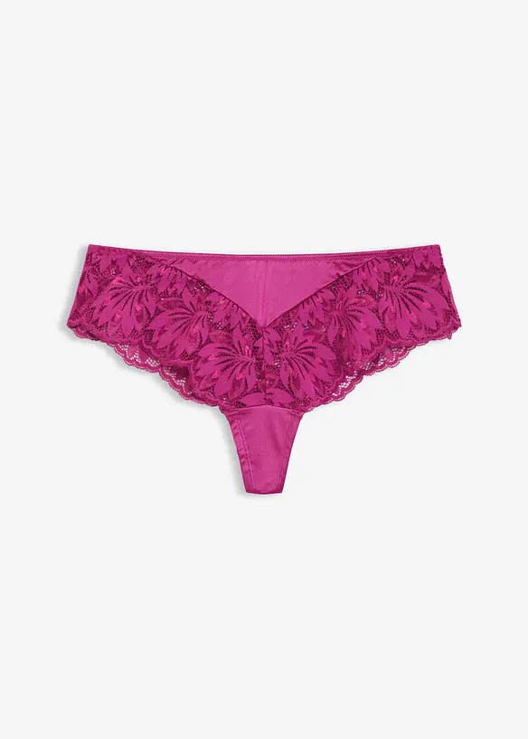 Culotte brasiliana in materiale lucido, bonprix
